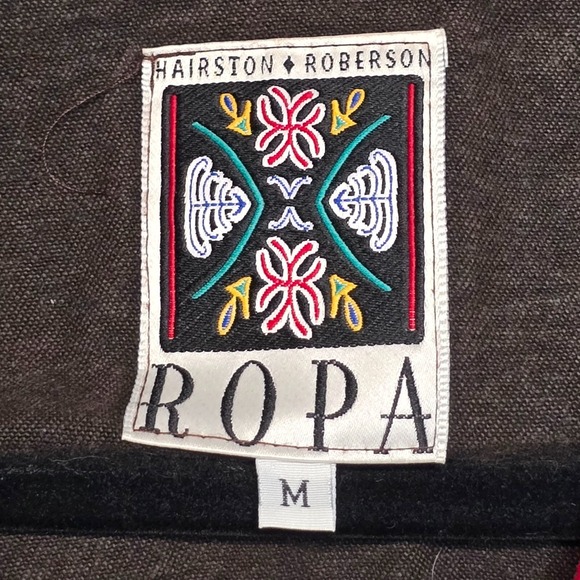 Vintage Hairston Roberson Ropa Vest Womens Medium Embroidered Western Boho Rodeo - Picture 3 of 8
